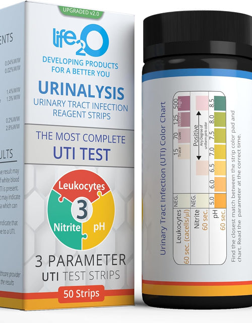 Load image into Gallery viewer, 3-in-1 Full Panel UTI Test Strips for Women, Men &amp; Kids 50ct
