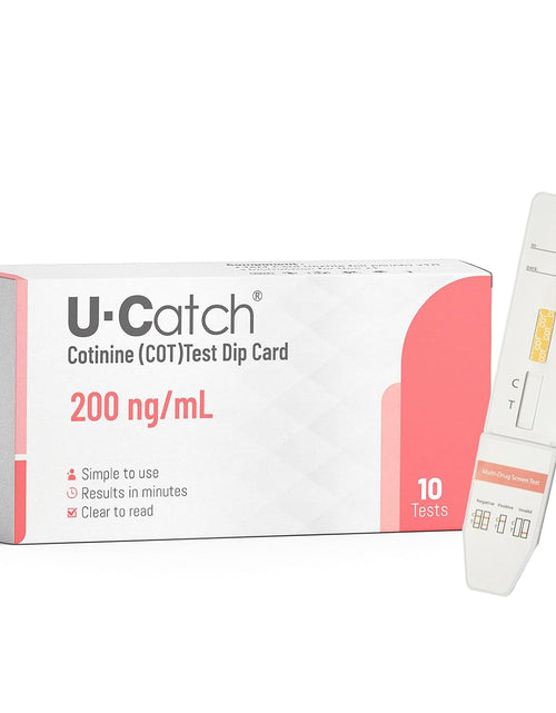 Load image into Gallery viewer, 10 Pack- Nicotine Testing Kit at Home: Cotinine/Tobacco/Nicotine Urine Test Rapid Continine Testing
