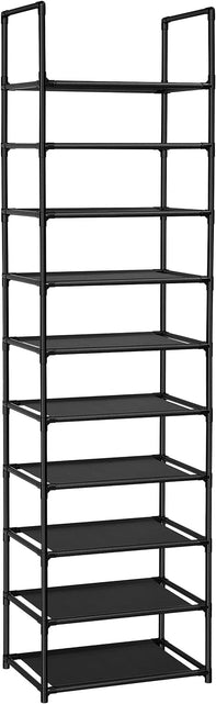 Load image into Gallery viewer, 10 Tiers Shoe Rack 20-25 Pairs Sturdy Shoe Shelf
