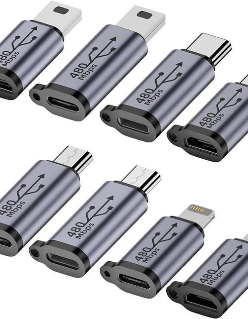 Load image into Gallery viewer, USB C/Lightning to Micro USB Adapter  (8 Pack)
