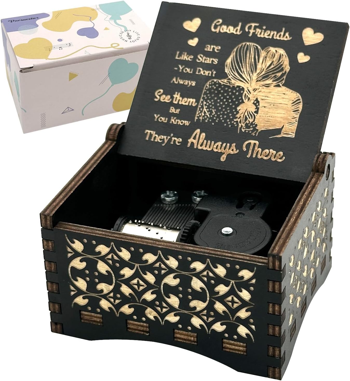 You are My Sunshine Wind Up Wooden Music Box