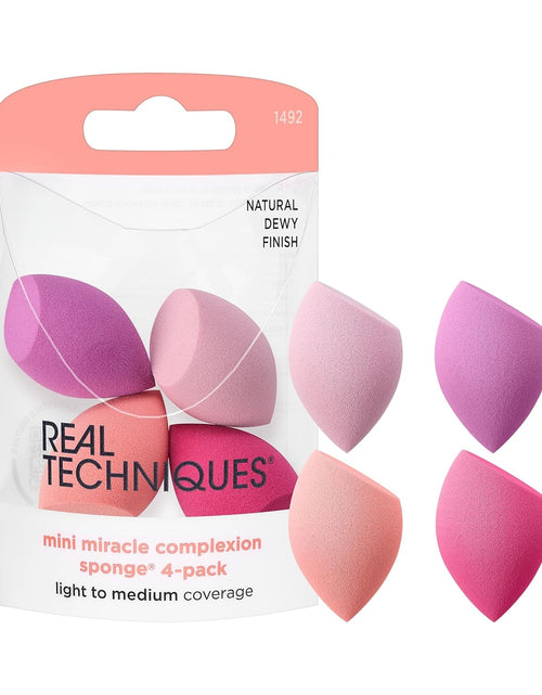 Load image into Gallery viewer, Mini Miracle Complexion Sponge 4 Pack, Small Makeup Blending Sponges
