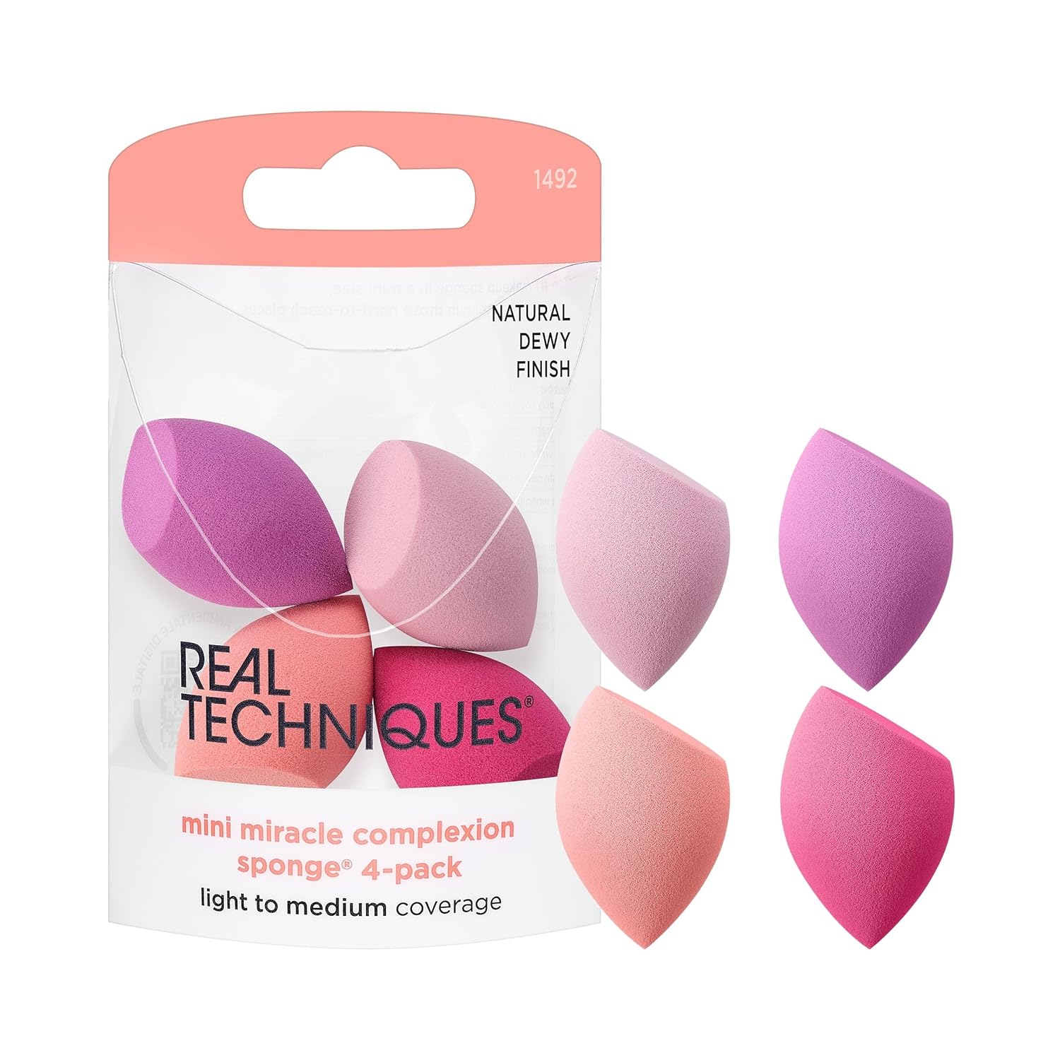 Mini Miracle Complexion Sponge 4 Pack, Small Makeup Blending Sponges