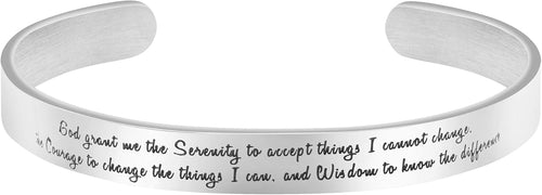 Load image into Gallery viewer, 𝐂𝐡𝐫𝐢𝐬𝐭𝐢𝐚𝐧 𝐁𝐫𝐚𝐜𝐞𝐥𝐞𝐭𝐬 for 𝐖𝐨𝐦𝐞𝐧 Inspirational Religious Gifts for Her Bible Verse Bapstism Jewelry Cuff Bangle
