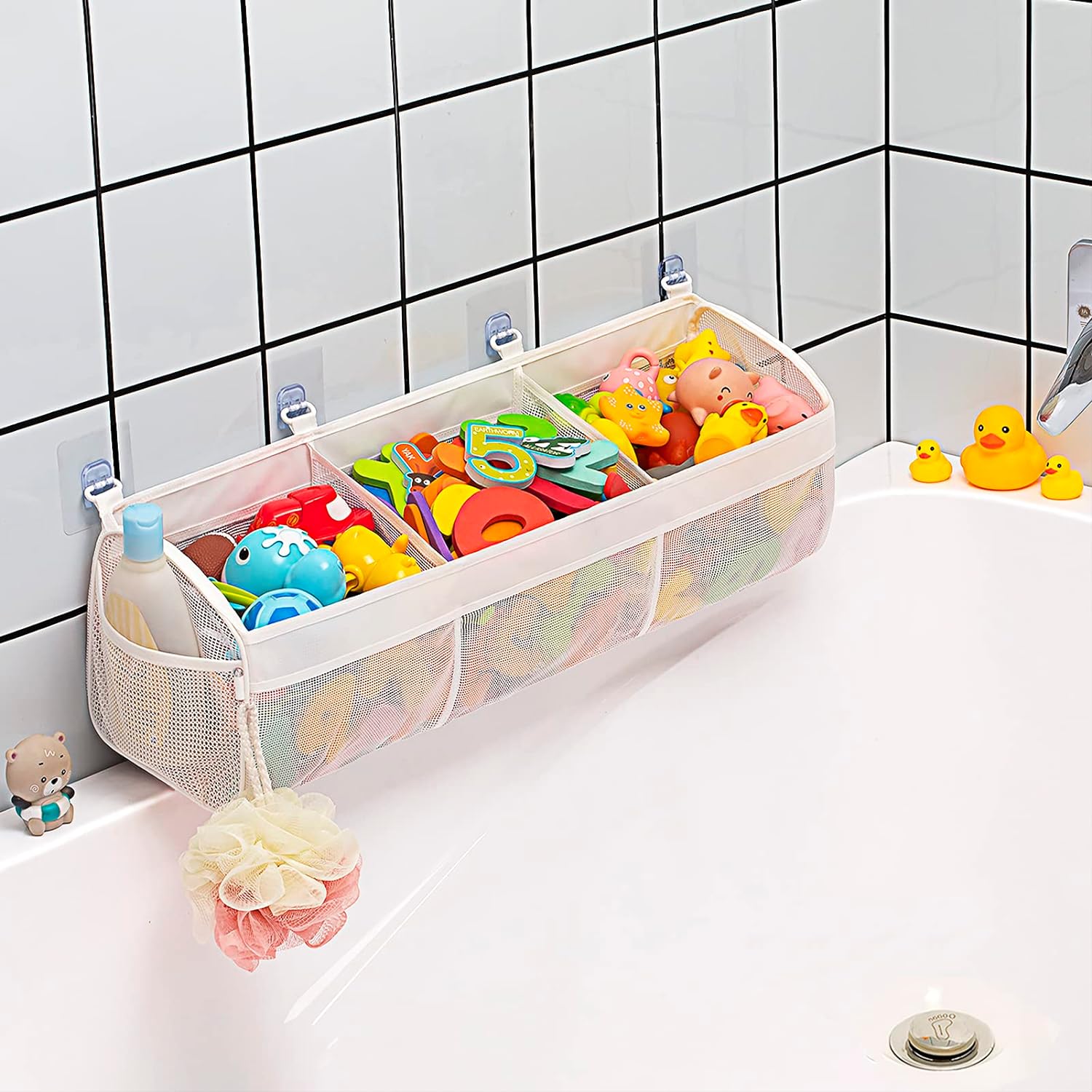 Bath Toy Bathtub Toy with Shower and Floating Toys, Fishing Game for Toddles and Babies