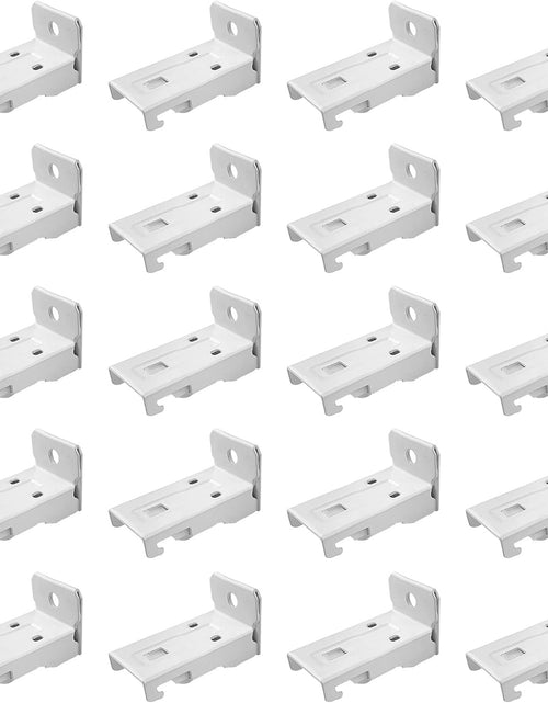 Load image into Gallery viewer, Wall Mount Brackets for Flexible Curtain Track, Bendable Curtain Track Wall Mounting Hardware (20 PCS)
