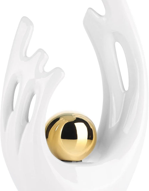 Load image into Gallery viewer, White Ceramic Abstract Statues and Sculptures Modern Home Decor
