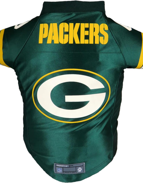 Load image into Gallery viewer, Unisex NFL Premium Pet Jersey, Small, Green Bay Packers
