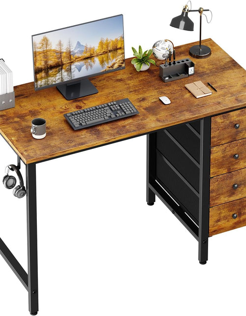 Load image into Gallery viewer, 47 Inch Modern L-Shaped Desk White Corner Computer Desks for Small Space Home Office
