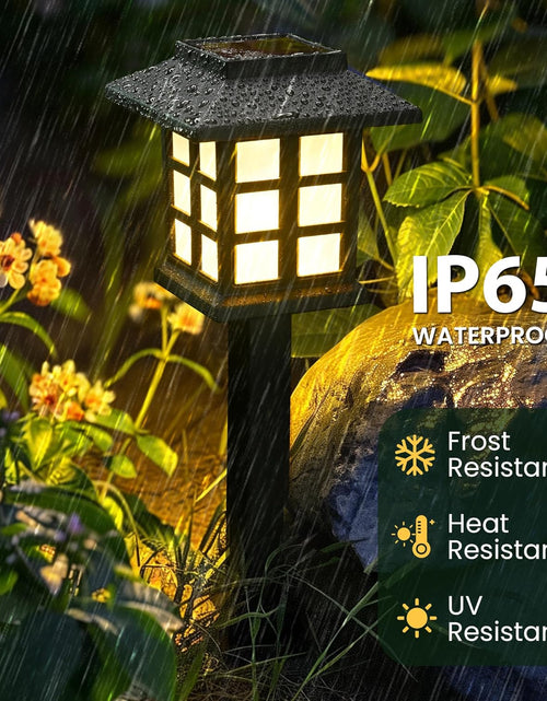 Load image into Gallery viewer, 12 Pack LED Solar Lights Outdoor Waterproof, Solar Walkway Lights
