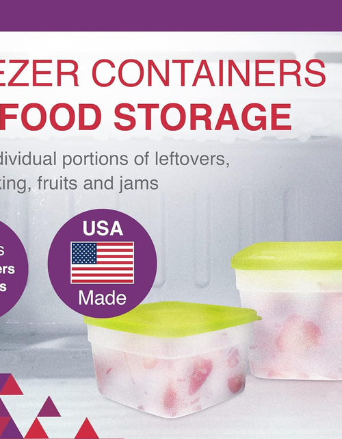 Load image into Gallery viewer, 1.5 Pint Freezer Food Storage Containers with Lids for Food Storage, 3 Cups, 8 Pack
