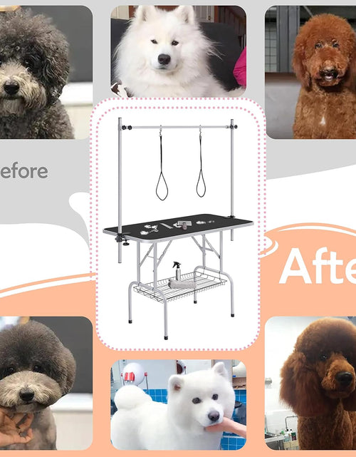 Load image into Gallery viewer, ️NEW Pet Grooming Table for Large Dogs Adjustable Height - Portable Trimming
