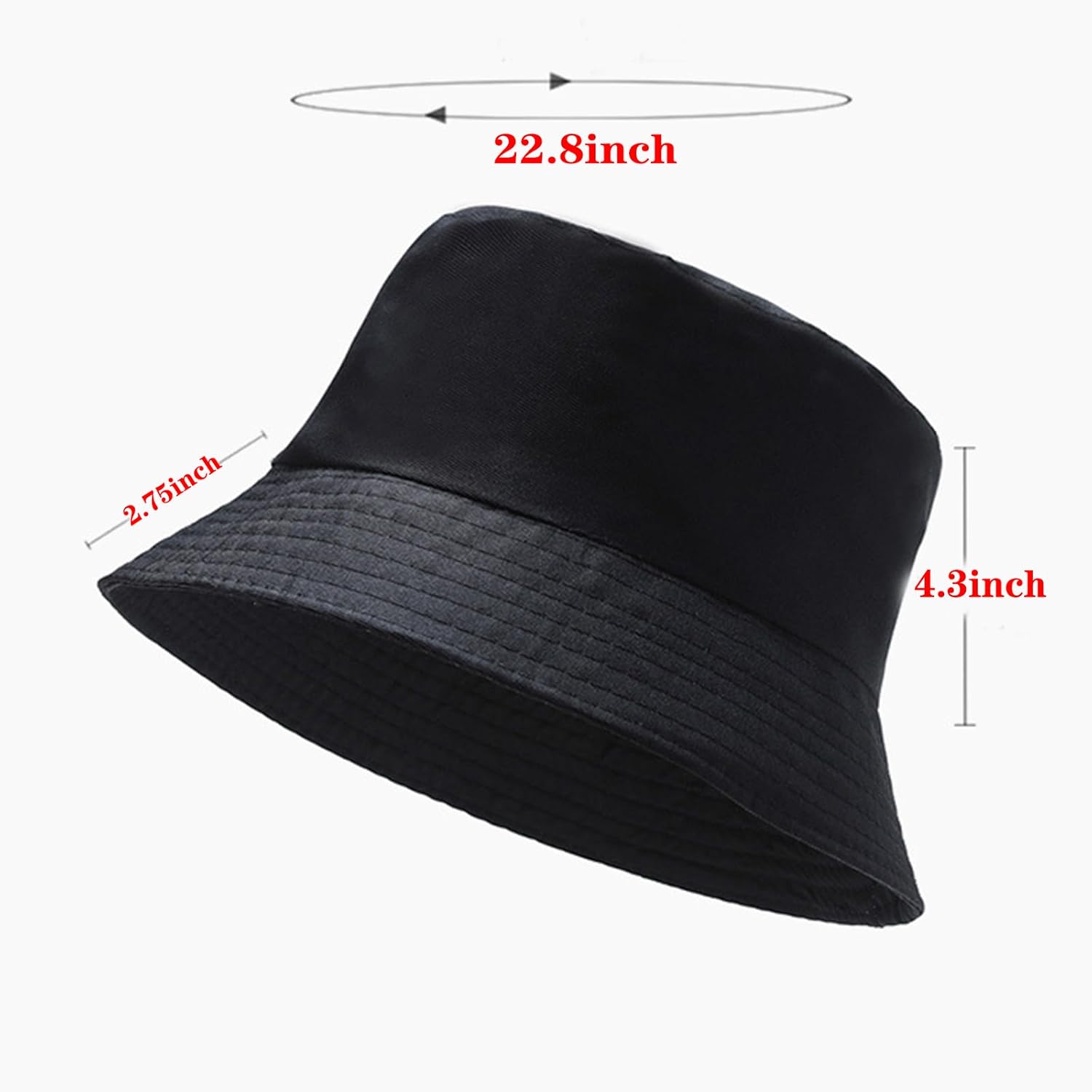 10 Pieces Bucket Hat Foldable Summer Sun Hat Travel Beach Fishing Hat Outdoor Bucket Cap for Women Men Multicolor