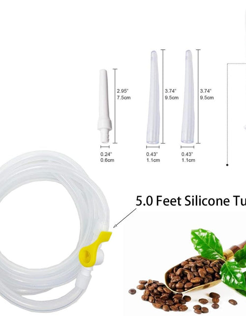 Load image into Gallery viewer, 2L Enema Bag– 5.0ft. Long Silicone Hose – 5 Multi-Size Reusable Tips – Controlled Water Flow – for Colon Detox Cleanse Enemas
