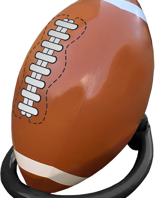 Load image into Gallery viewer, Island Genius Giant Inflatable Football &amp; Tee, Football Party Decorations
