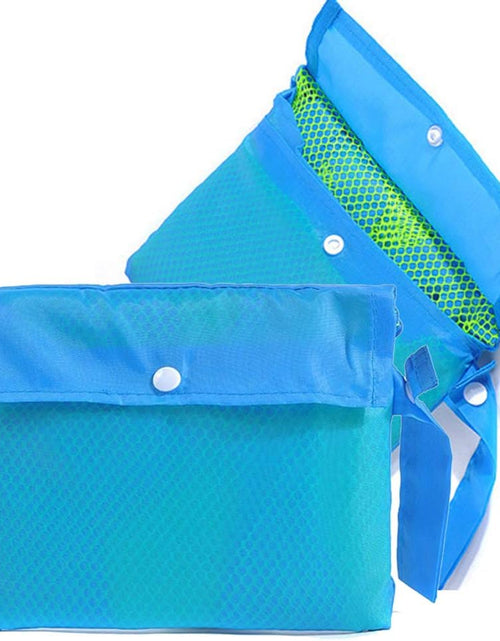 Load image into Gallery viewer, 2 Pack Extra Large Mesh Beach Bag Childrens&#39; Toy Storage Swimming Equipment Storage Bag, Blue
