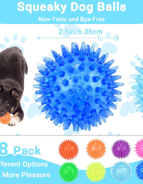 Load image into Gallery viewer, 2.5” Dog Balls (8 Colors) Squeaky Dog Toy Balls for Small Medium Dogs, Puppy Chew Toys Balls
