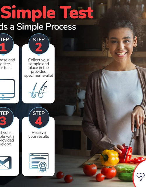 Load image into Gallery viewer, Complete Food Sensitivity Test | Check for 970 Different Intolerances | Easy to Use Home Hair Strand Testing Kit
