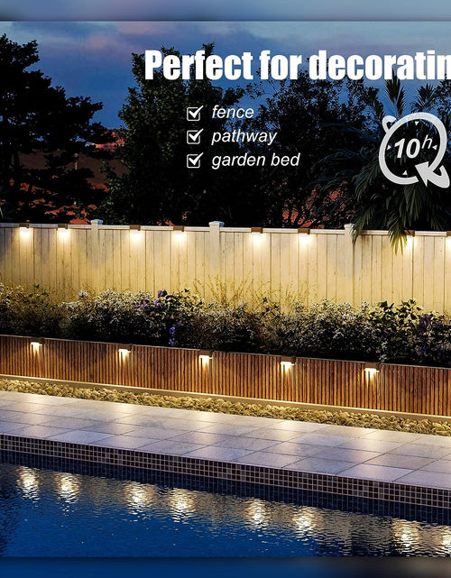 Load image into Gallery viewer, Solar Deck Lights Outdoor 16 Pack, Solar Step Lights Waterproof Led (Warm White)
