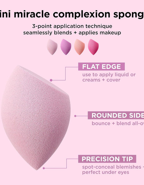 Load image into Gallery viewer, Mini Miracle Complexion Sponge 4 Pack, Small Makeup Blending Sponges
