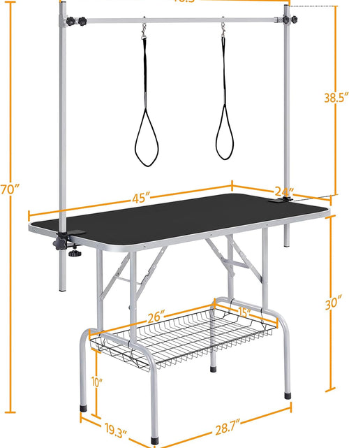 Load image into Gallery viewer, ️NEW Pet Grooming Table for Large Dogs Adjustable Height - Portable Trimming
