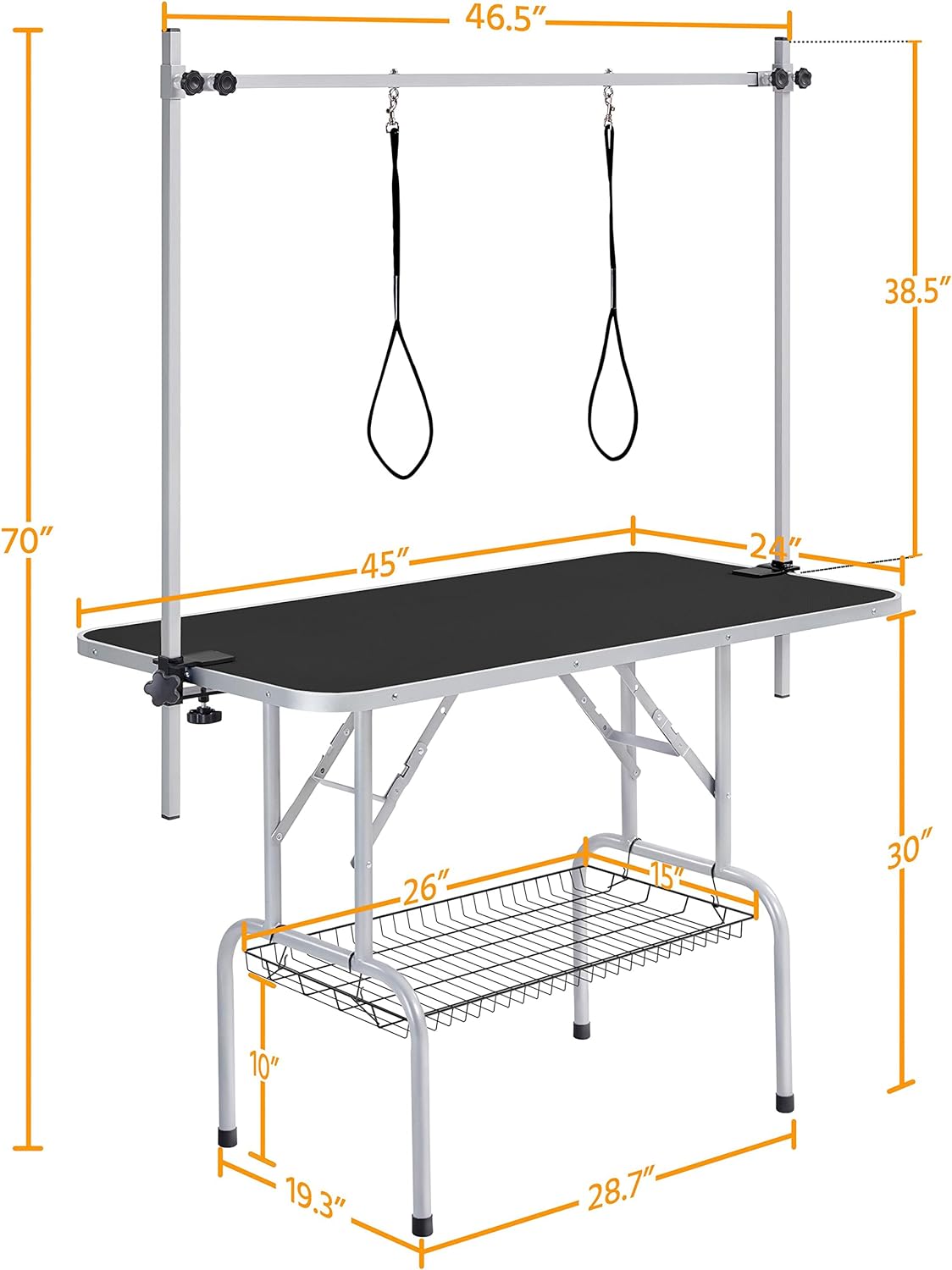 ️NEW Pet Grooming Table for Large Dogs Adjustable Height - Portable Trimming