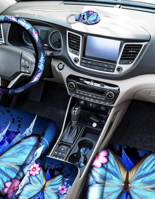 Load image into Gallery viewer, 10Pcs Car Seat Cover For Women Butterfly Car Accessories Women Bright Style.
