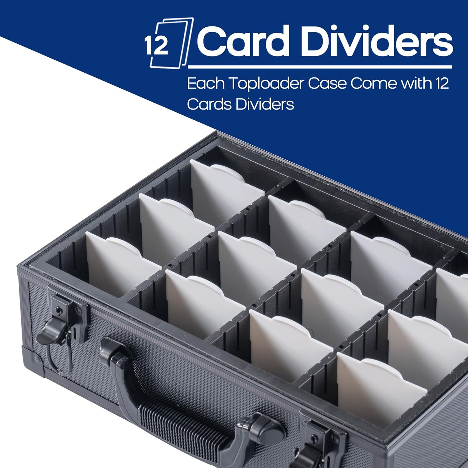 Toploaders Storage Box - Hard Case for 3" x 4" 35pt Rigid Card Holders for Trading Cards & Sports Cards (Fits Top Loaders and Magnetic Card Holders)