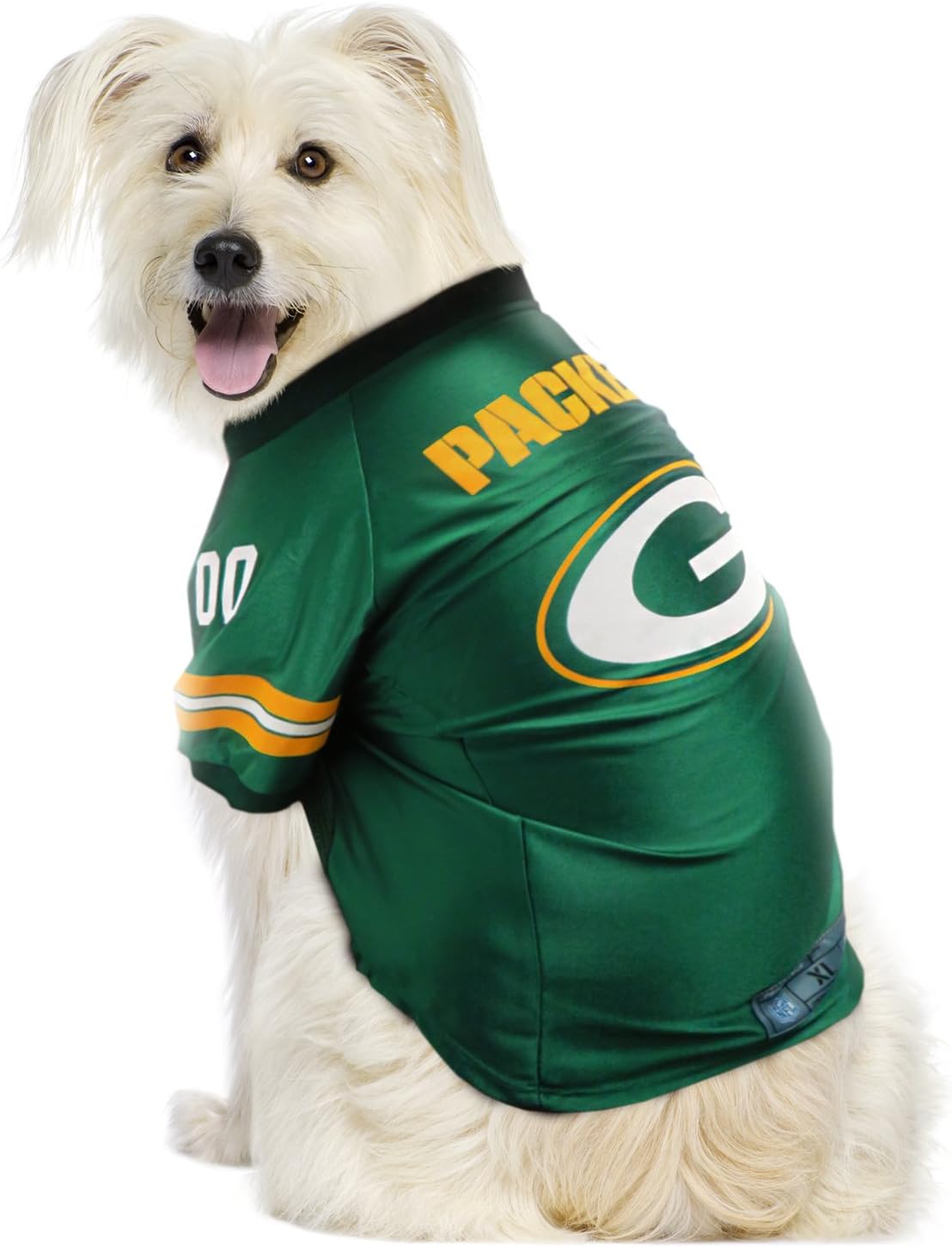 Unisex NFL Premium Pet Jersey, Small, Green Bay Packers