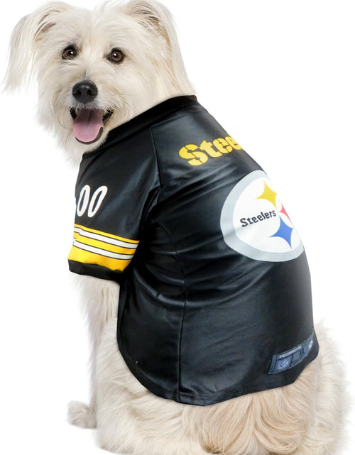 Load image into Gallery viewer, Unisex NFL Premium Pet Jersey, Small, Pittsburg Steelers
