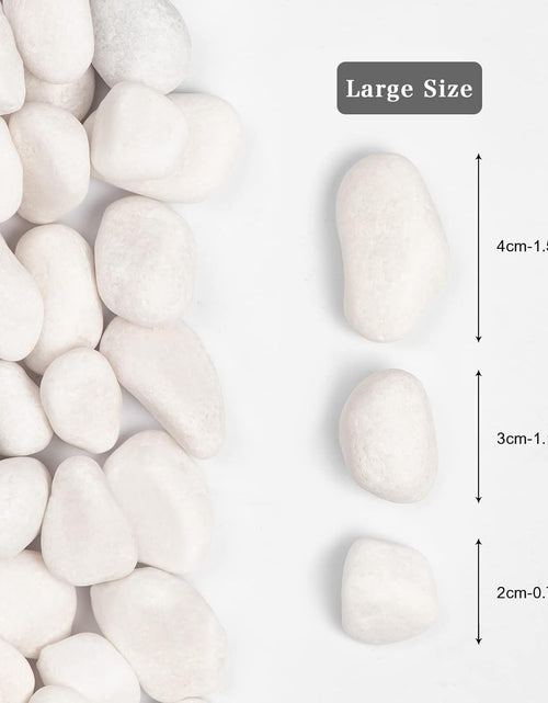 Load image into Gallery viewer, 11lbs Natural River Rocks Polished Pebbles for Plants Garden Decorative Stones
