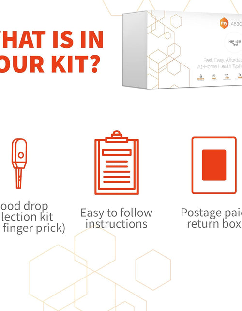 Load image into Gallery viewer, STD at Home Test for Men HIV-1 and HIV-2
