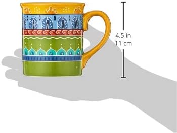 Load image into Gallery viewer, Valencia Mugs (Set of 4), 16 oz, Multicolor
