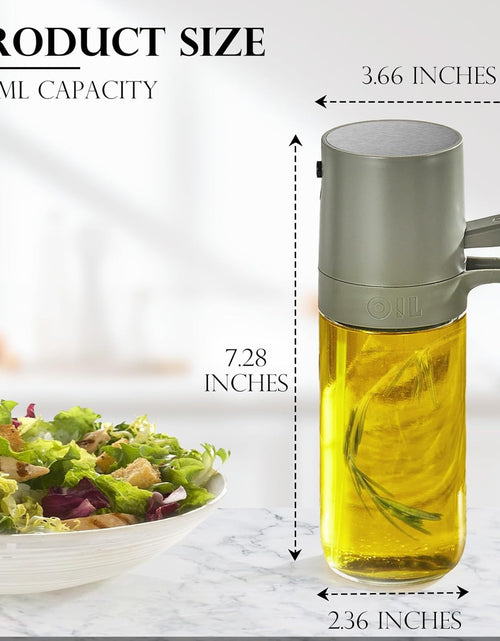 Load image into Gallery viewer, Versatile Olive Oil Spray Bottle for Cooking - 250ml/8.3oz Oil Spritzer for Air Fryer, Salad, Grilling, Roasting, Baking Essentials
