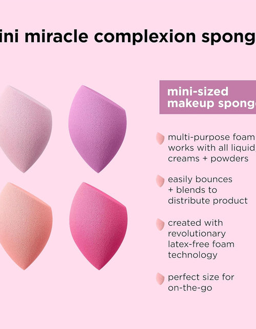 Load image into Gallery viewer, Mini Miracle Complexion Sponge 4 Pack, Small Makeup Blending Sponges
