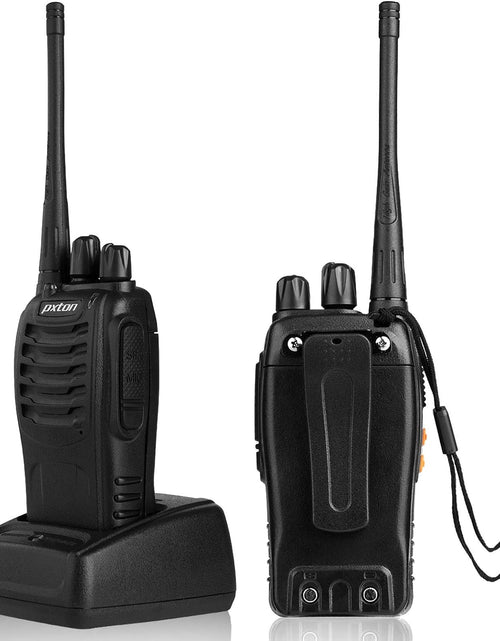 Load image into Gallery viewer, 4 Pack Two Way Radio, Portable Walkie Talkie w/ Earpiece and Flashlight
