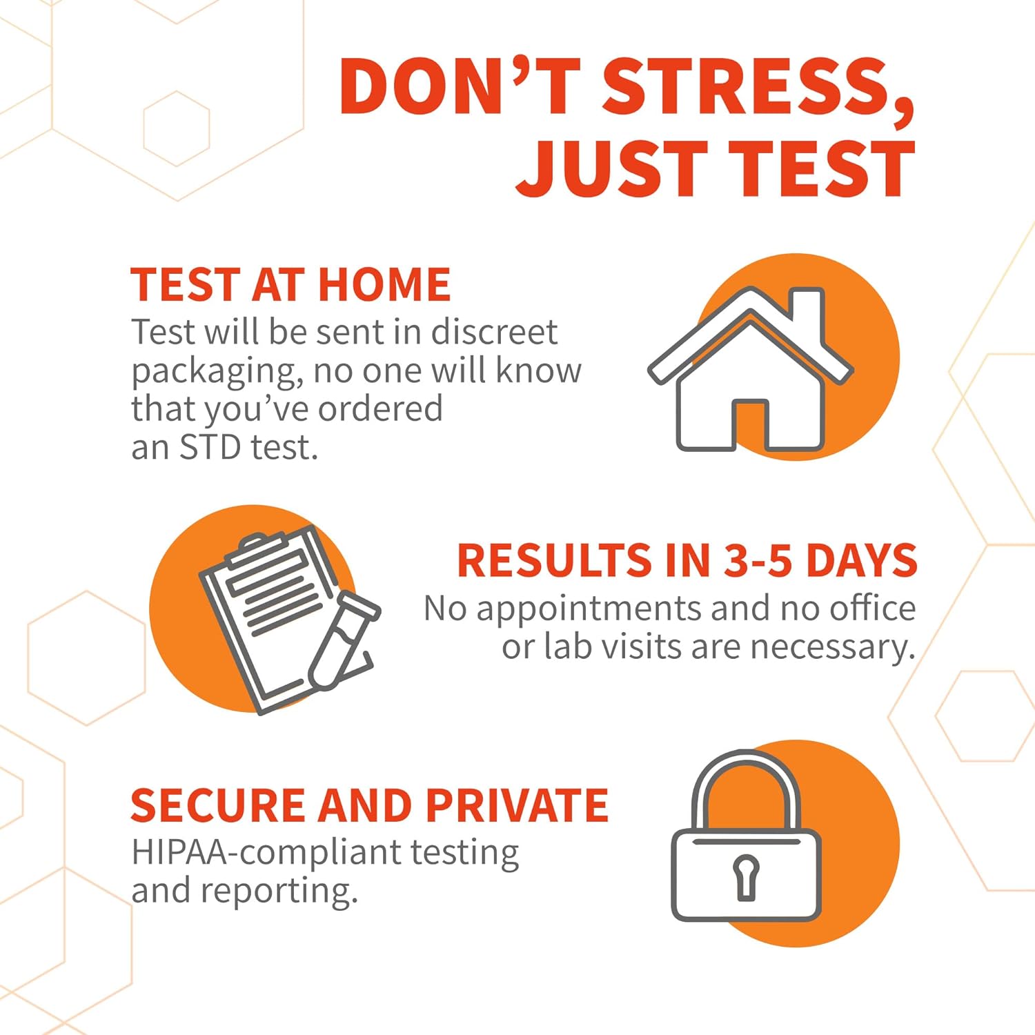 STD at Home Test for Men HIV-1 and HIV-2