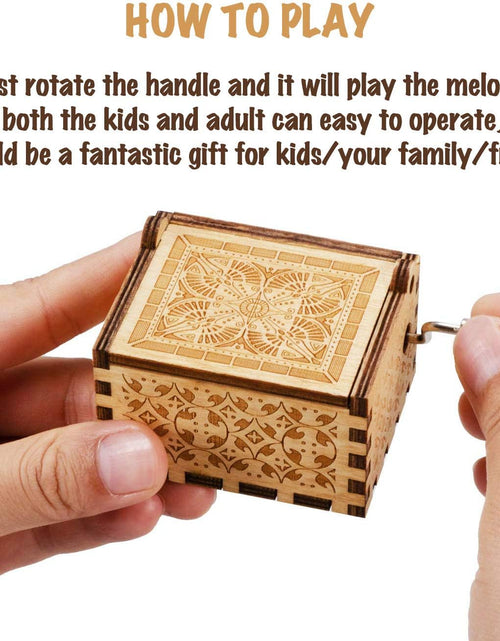 Load image into Gallery viewer, Wooden Music Box - The Pooh Saying Music Box - 1 Set
