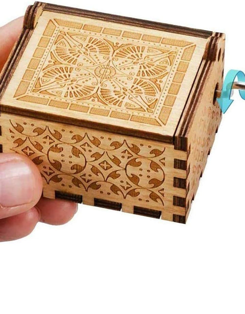 Load image into Gallery viewer, Music Box Gift for Daughter from Dad, Hand Crank Wooden Musical Box
