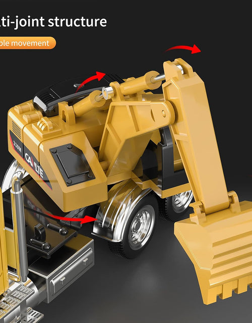 Load image into Gallery viewer, 3 Pack Construction Vehicles Dump Truck Digger Mixer Truck
