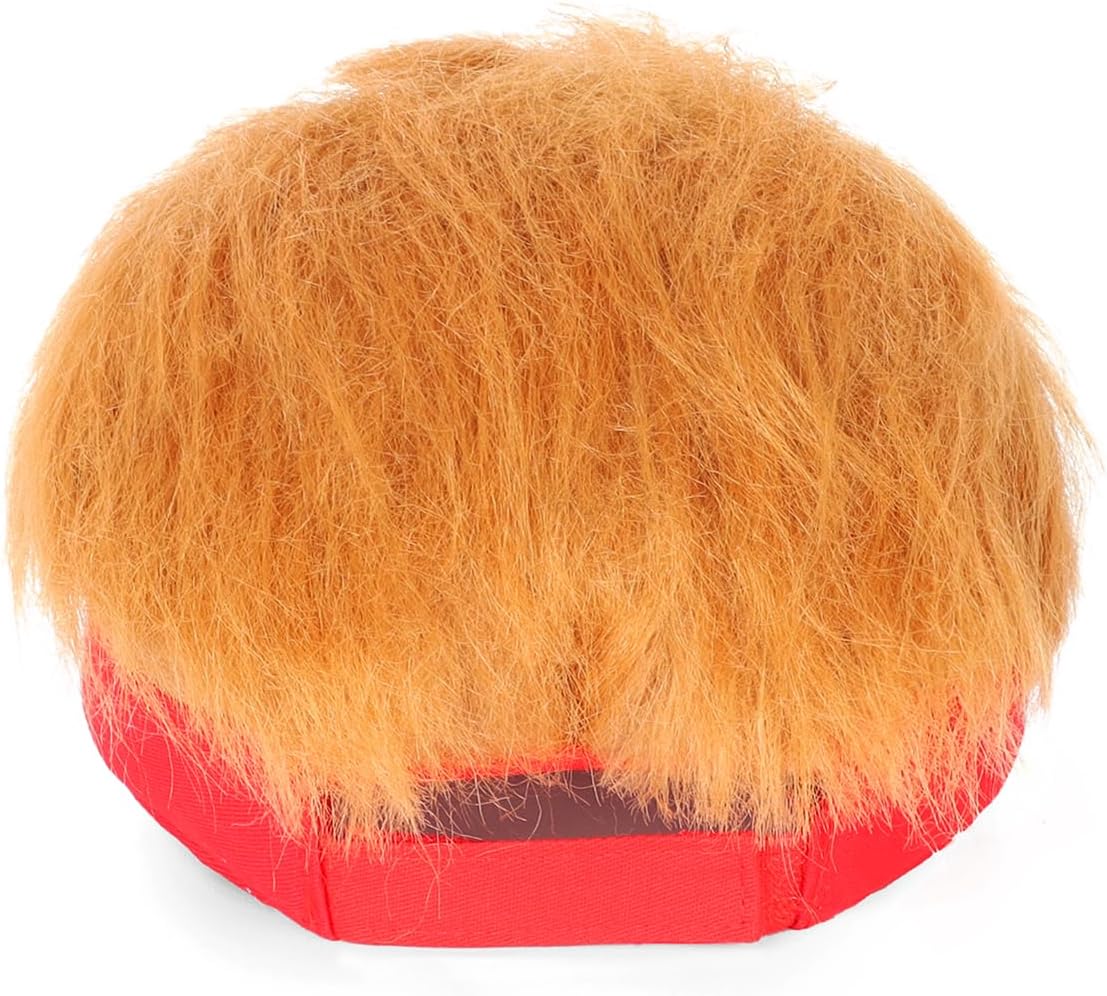 Trump 2024 Hat with Hair,Donald Trump Make America Great Again Wig Hat Embroidered Ultra Adjustable