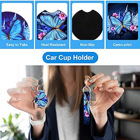 Load image into Gallery viewer, 10Pcs Car Seat Cover For Women Butterfly Car Accessories Women Bright Style.
