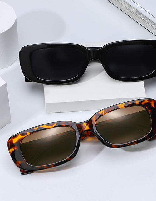 Load image into Gallery viewer, 4 Pieces Retro Vintage Sunglasses Small Square Rectangle 90s Glasses Trendy Y2K for Women Aesthetic Accessories
