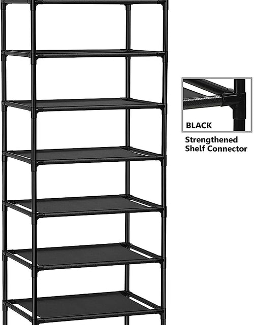 Load image into Gallery viewer, 10 Tiers Shoe Rack 20-25 Pairs Sturdy Shoe Shelf
