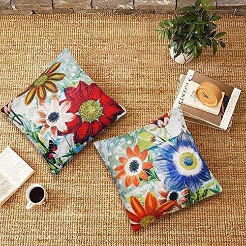 Load image into Gallery viewer, Spring Summer Pillow Covers 18x18, Outdoor Sunflower Pillow Case
