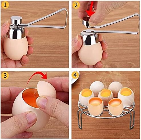 Load image into Gallery viewer, Stainless Steel Egg Opener Eggshell Cutter Kitchen Remover Tool (1 Piece)
