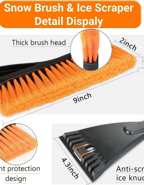 Load image into Gallery viewer, 27 Inch, Ice Scrapers for Car Windshield, Detachable Snow Removal Tool
