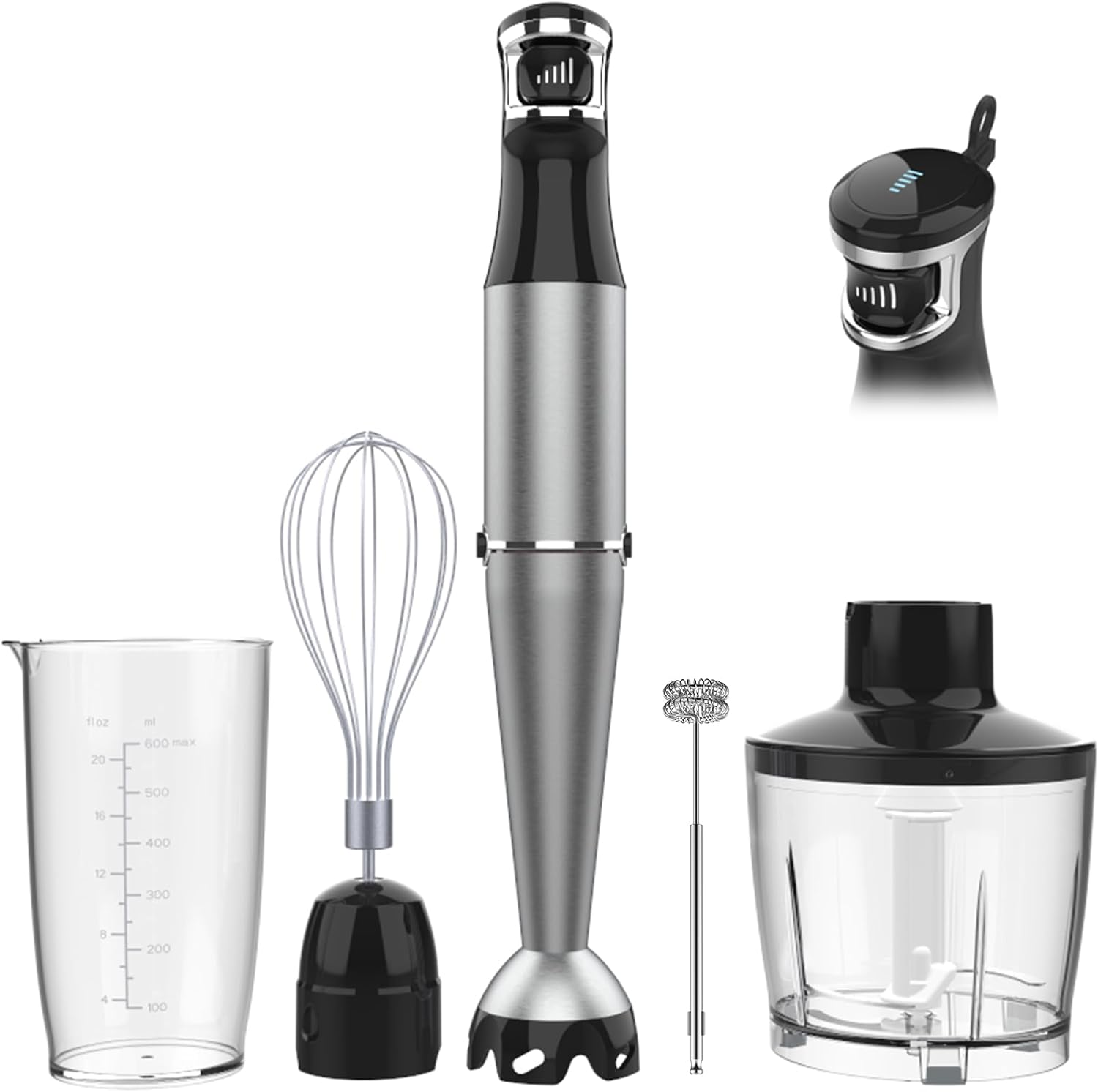 5 in 1 Stick Blender Handheld Corded Hand Blender 1100W