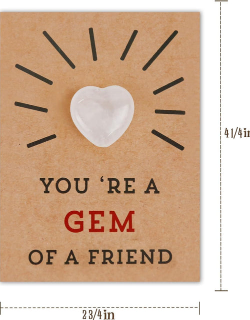 Load image into Gallery viewer, 24 Pack Valentines Cards with Heart-Shape Crystals
