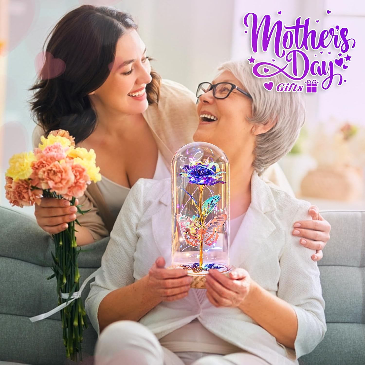 Valentines Day Gifts for Her, Mom Birthday Gifts for Grandma Sister Wife Friends